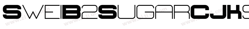 SweiB2SugarCJKsc Bol字体转换